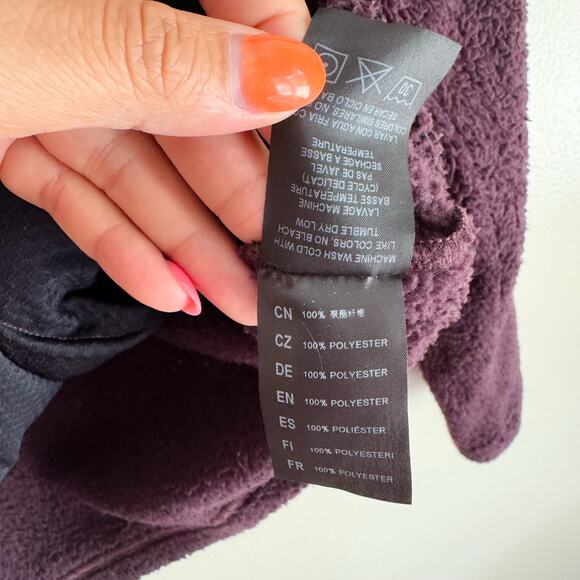 Kuhl Maroon Purple Avalon Fleece Snap Pullover Sweatshirt Jacket - Medium - Picture 5 of 8